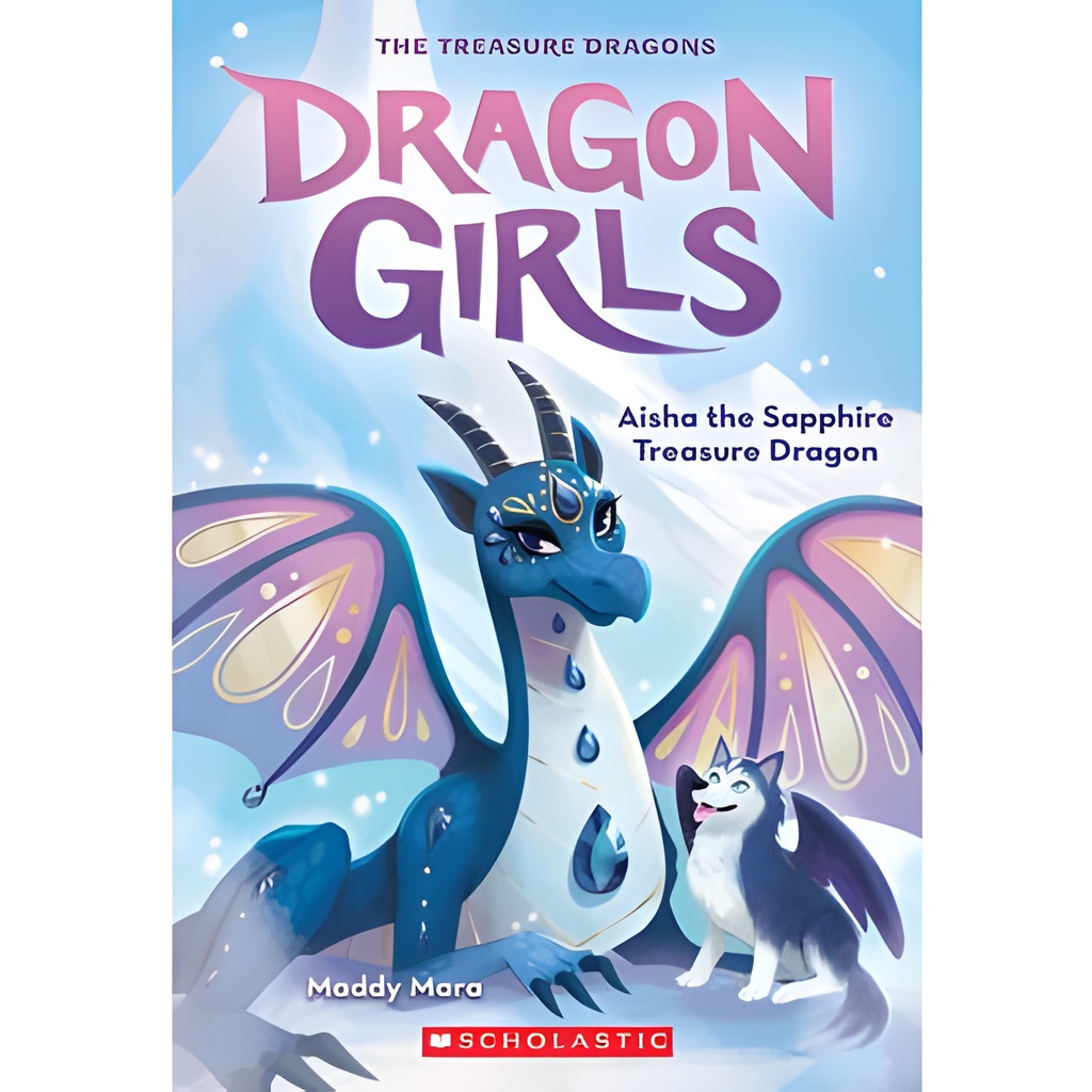 Aisha the Sapphire Treasure Dragon (Dragon Girls #5)(平裝本)/Maddy Mara【禮筑外文書店】