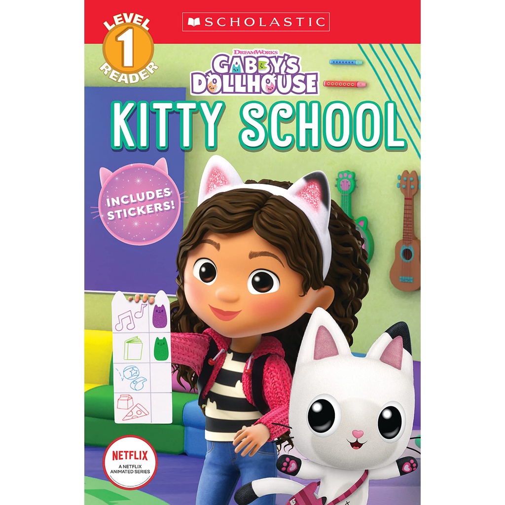 Kitty School (Gabby's Dollhouse: Scholastic Reader, Level 1) (Media Tie-In)/Gabrielle Reyes【三民網路書店】