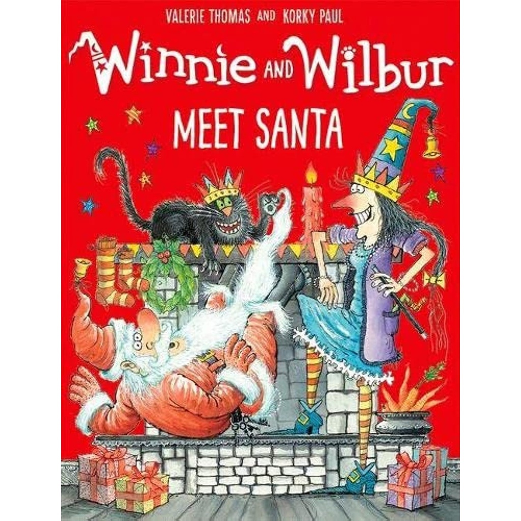 Winnie and Wilbur Meet Santa (平裝本)/Valerie Thomas【禮筑外文書店】
