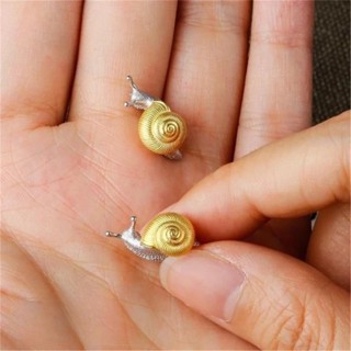 【MaGxixi飾品】小眾復古合金蝸牛耳環戒指套裝歐美文藝時尚聚會派對個性配飾 B358