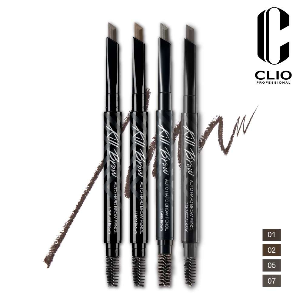 CLIO 珂莉奧 不斷電三效立體塑型眉筆-多色可選