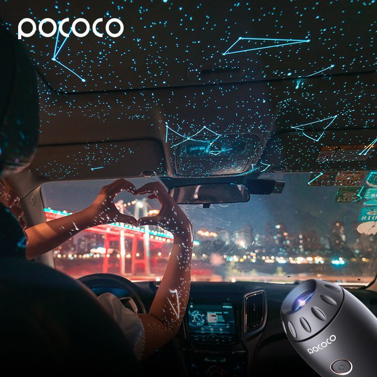 POCOCO車載星空燈賓士奧迪星空頂車內飾勞斯萊斯星空頂汽車氛圍燈