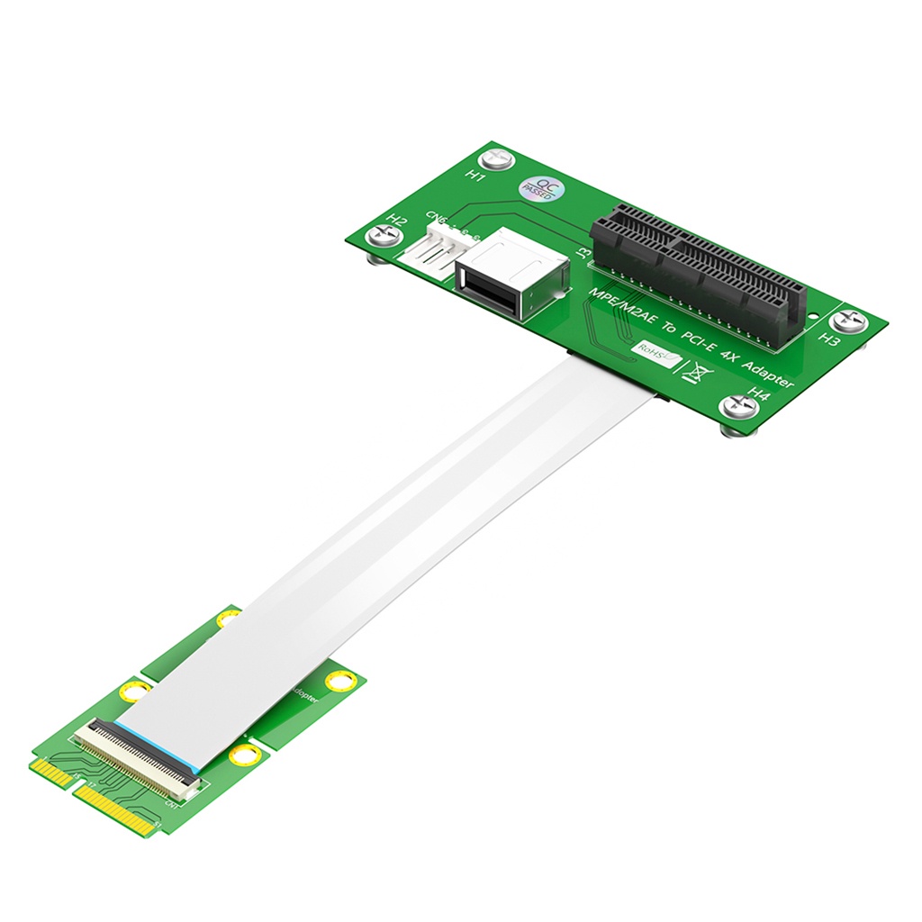 Jmt Mini PCI-E to PCI-E Express X4 X8 帶 USB 轉接卡高速 FPC 電纜磁性墊(