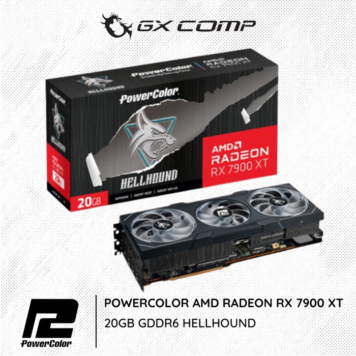Powercolor AMD 雷電 RX 7900 XT 地獄火龍 20GB GDDR6