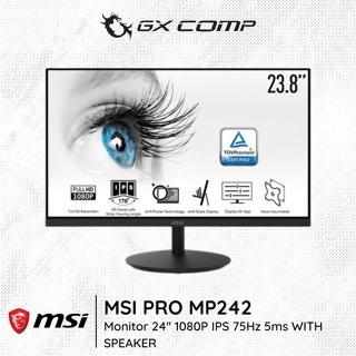 Msi PRO MP242 24 1080P IPS 75Hz 5ms 帶揚聲器 LED 顯示器編輯