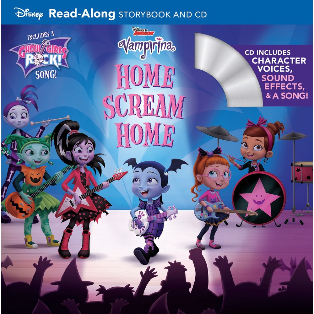 Vampirina Home Scream Home(有聲書)/Disney Book Group Disney Read Along 【三民網路書店】