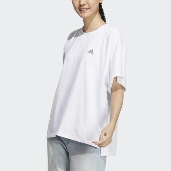 Adidas Word Ss Tee IA5249 女 短袖上衣 T恤 運動 訓練 休閒 吸濕 排汗 亞洲版 白