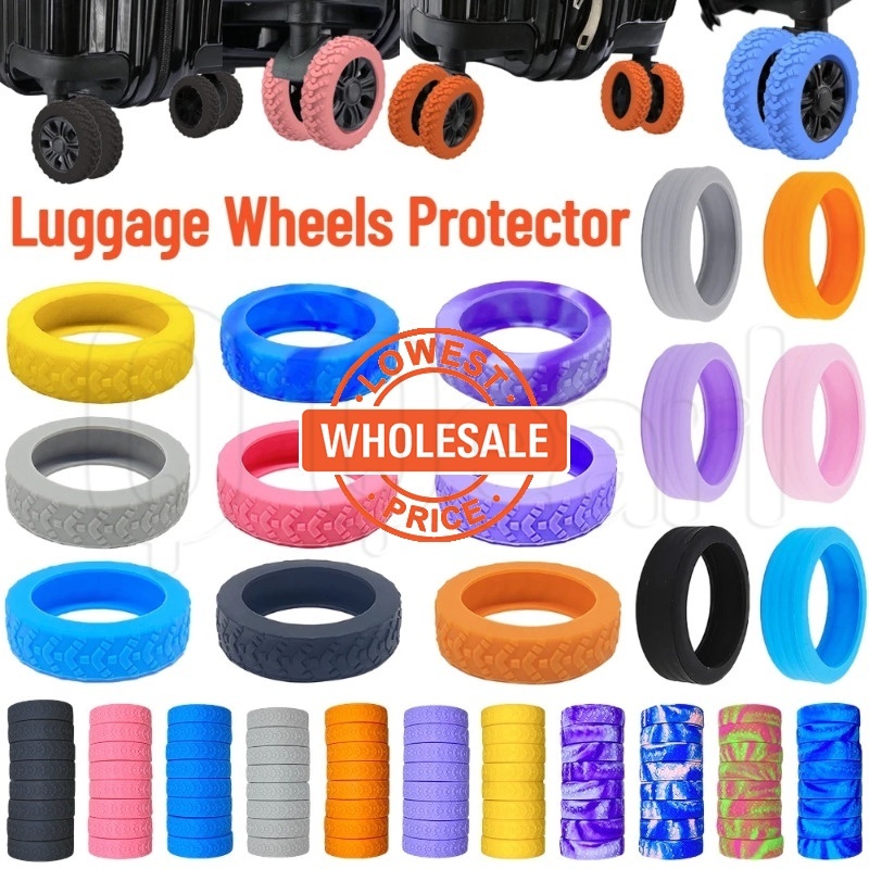 【批發】矽膠行李輪保護套-行李箱輪保護套-靜音降噪滾輪保護套-萬向拉桿箱腳輪套