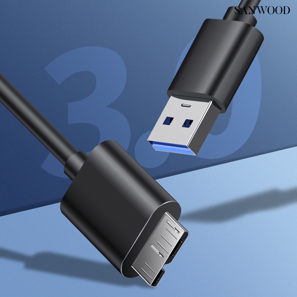 【3C配件】USB3.0數據線,USB3.0轉micro b移動硬碟線適用西數移動硬碟盒線,3.0A公對MIC邁克SSD