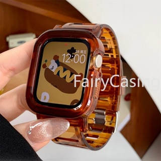 錶殼+錶帶適用於 Apple Watch 錶帶 ultra 2 49mm Series 9 44mm 40mm 45mm