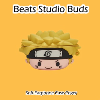 【潮流正面】適用於 Beats Studio Buds Case 防摔卡通系列軟矽膠耳機套外殼保護套 NO.1