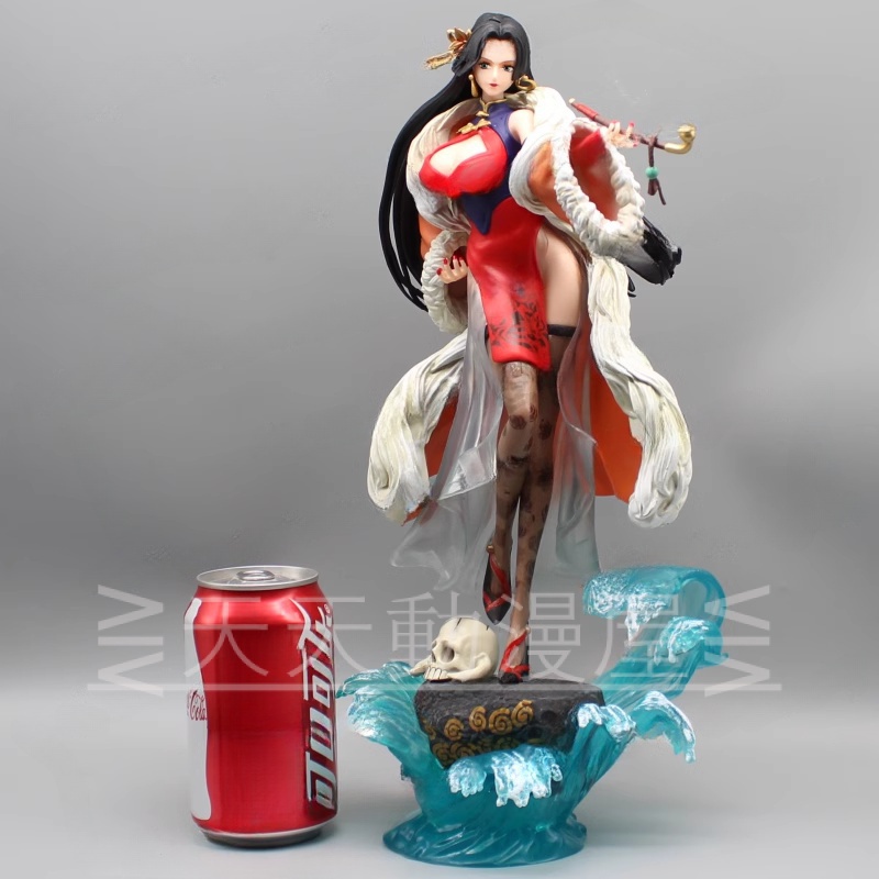 免運  海賊王模型 GK雕像 鬼島 中國風女帝 旗袍蛇姬女帝 漢庫克 漢考克 二次元美女擺件 公仔 盒裝 禮物