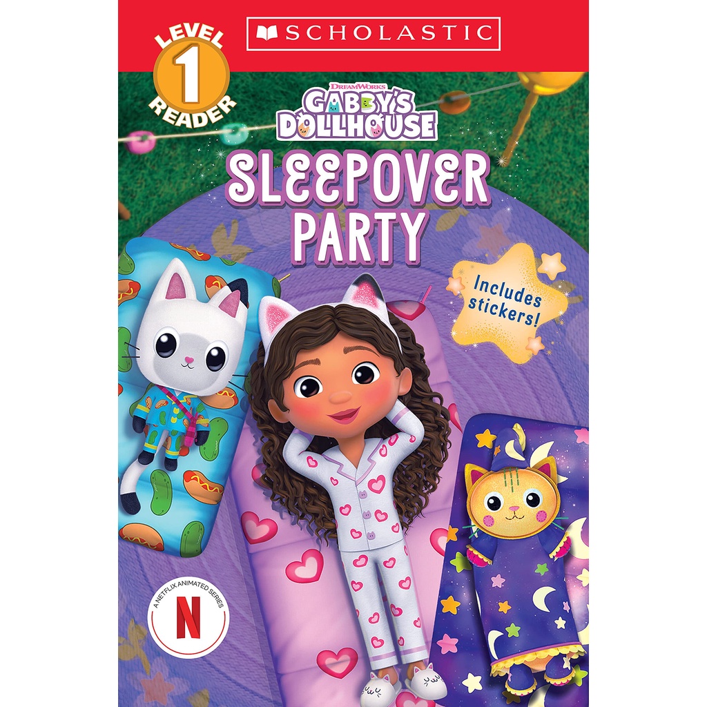 Gabby's Dollhouse: Sleepover Party (Scholastic Reader, Level 1)/Gabrielle Reyes【三民網路書店】