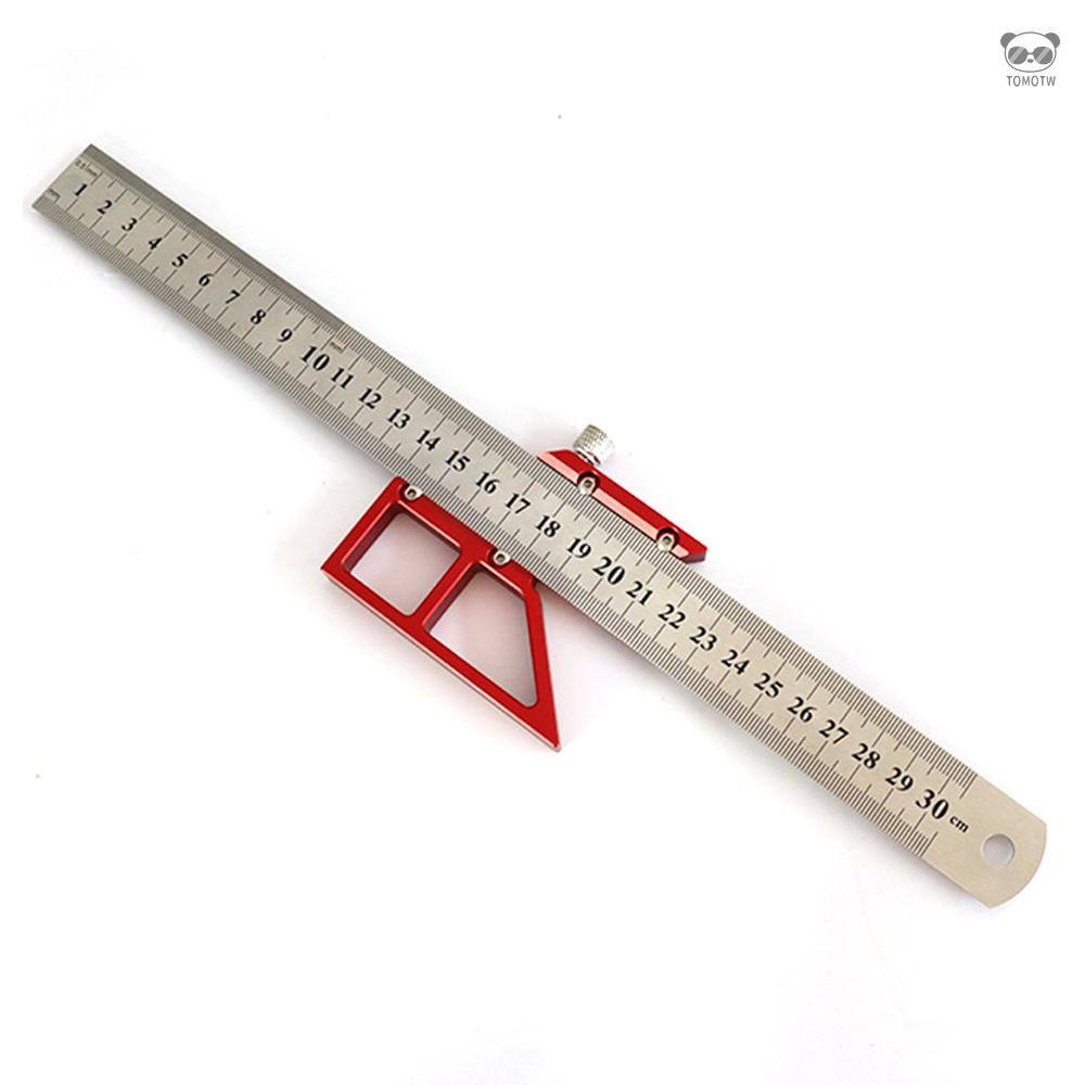 多功能木工中心畫線尺 圓心劃線尺 劃線器 直角尺 角度尺 量具 測量輔具