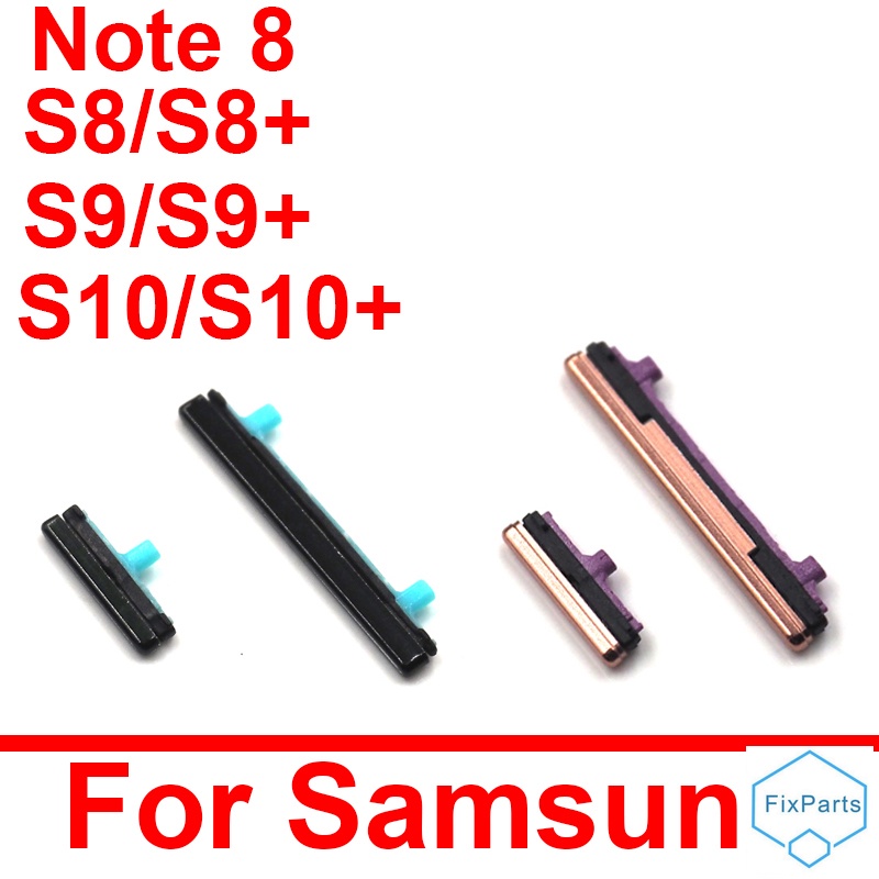 SAMSUNG 適用於三星 Galaxy S8 S9 S10 Plus + Note 8 側鍵按鈕更換部件的電源開/關按