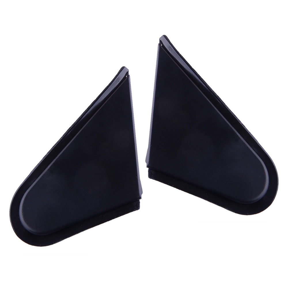 一對黑色汽車後視鏡角三角蓋裝飾件適用於豐田 RAV4 2013-2015