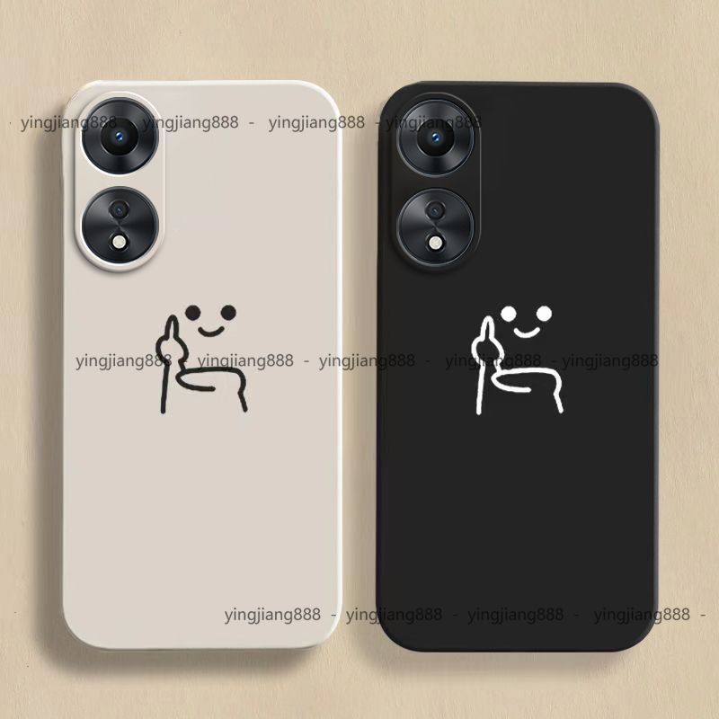 OPPO RENO13F 5G 手機殼防摔 oppo  reno13f 5g 手機保護殼 火柴人貓貓卡通矽膠軟殼保護套