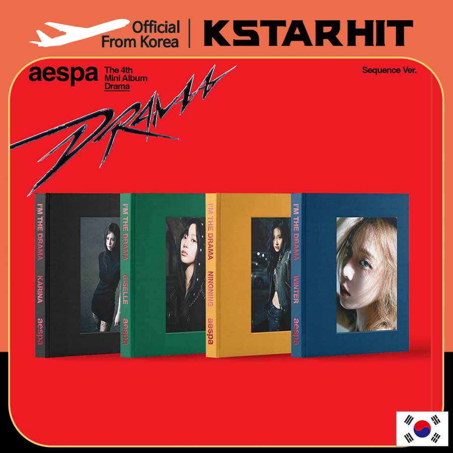 (Sequence  / member ver.) aespa - 4th mini album [Drama]