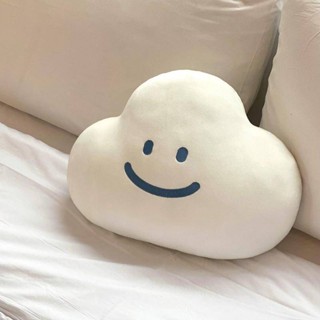 ins風韓國棉花糖超軟笑臉雲朵創意抱枕毛絨玩具課桌午休神器禮物