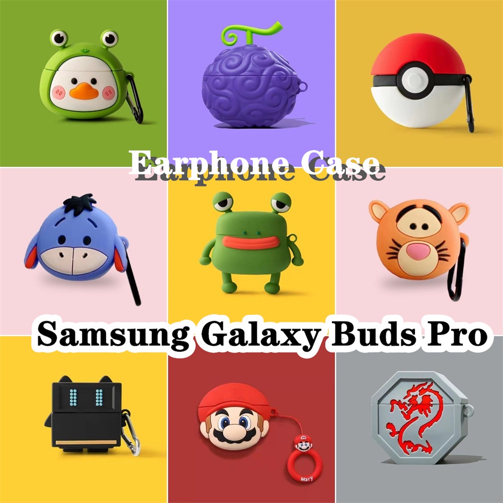 SAMSUNG 現貨! 適用於三星 Galaxy Buds Pro 手機殼卡通創新系列軟矽膠耳機殼外殼保護套 NO.1