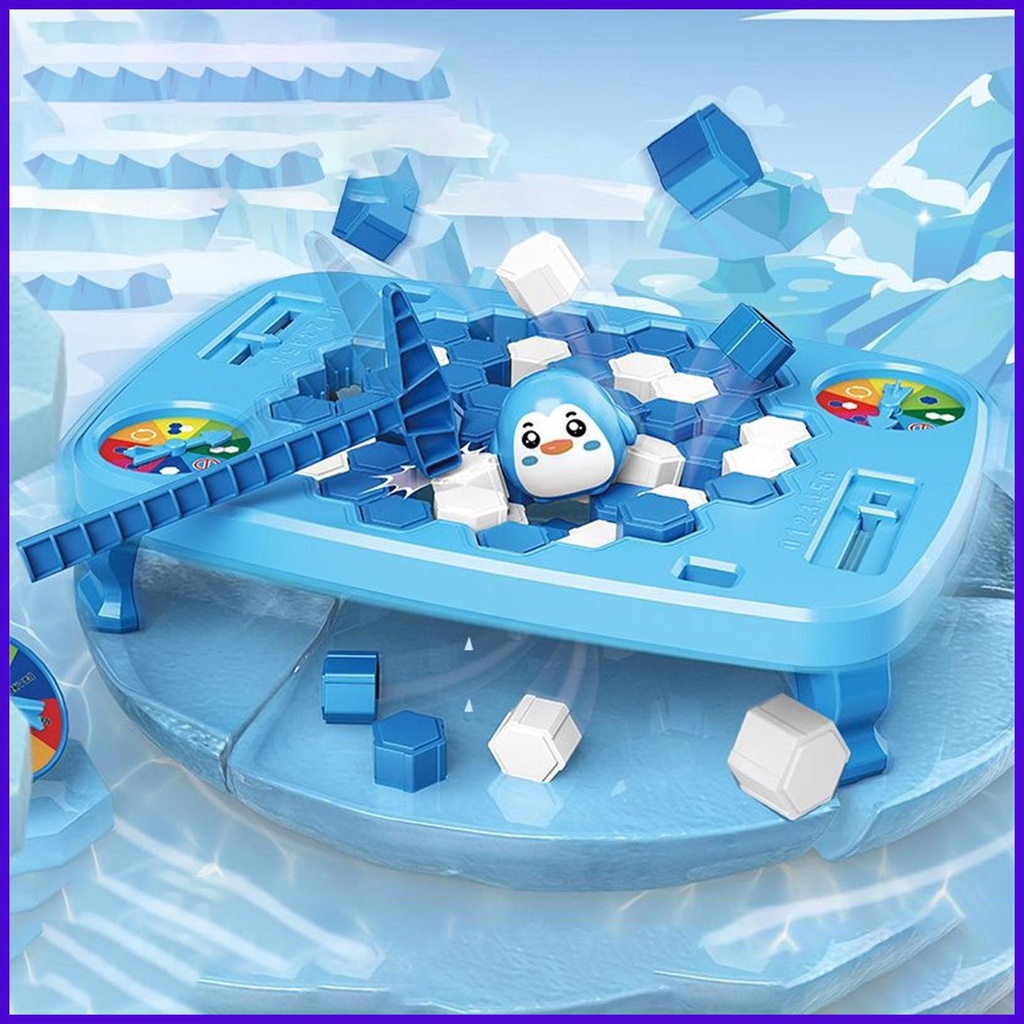 敲冰拯救小企鵝破冰玩具兒童益智大腦訓練親子遊戲