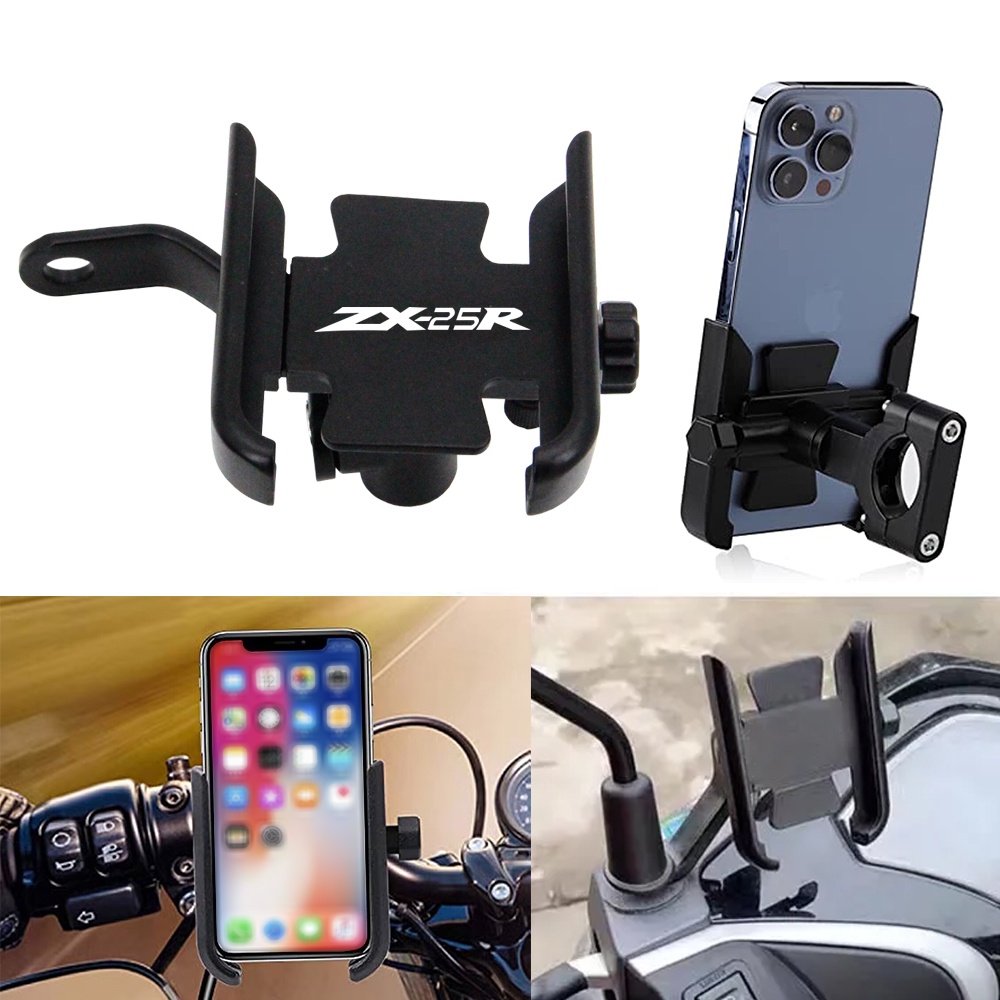 KAWASAKI 適用於川崎忍者 ZX25R ZX-25R 2020-2022 ZX 25R 摩托車配件車把手機支架支架
