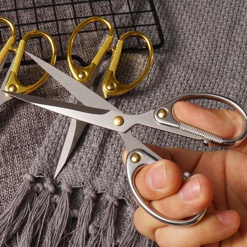 鋁合金小剪刀學生辦公剪刀理發剪子線頭剪不銹鋼家用裁縫手工剪刀