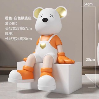 居家落地擺件 暴力熊擺件客廳電視櫃玄關網紅大型落地擺飾品可愛抖音爆款大熊