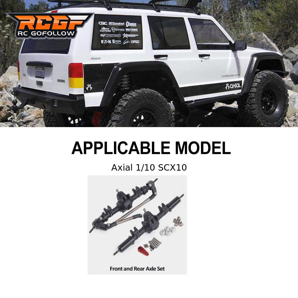 AXIAL Rcgofollow 前後橋 RC 汽車零件保護器 RC 前後橋適用於 1/10 軸向 SCX10 履帶式