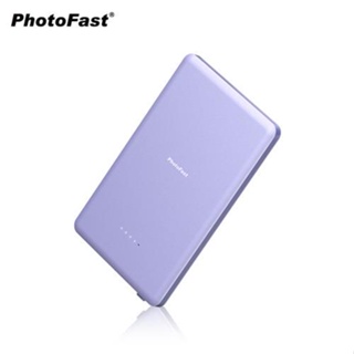 (PhotoFast)Mag Slim超薄磁吸無線行動電源 5000mAh-微光紫