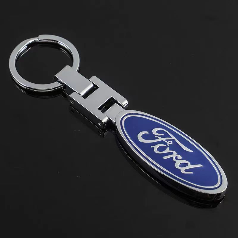 FORD LOGO金屬鑰匙扣Fiesta FOCUS ESCAPE鑰匙圈裝飾吊飾