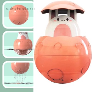 Skl 嬰兒沐浴玩具噴水兔蛋漂浮淋浴水玩具兔子噴霧蛋玩具