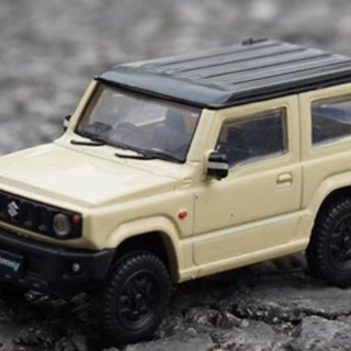 青島社 1/64 鈴木吉姆尼 Jimny 扭蛋汽車模型 塑膠材質 很小很小絕版車模