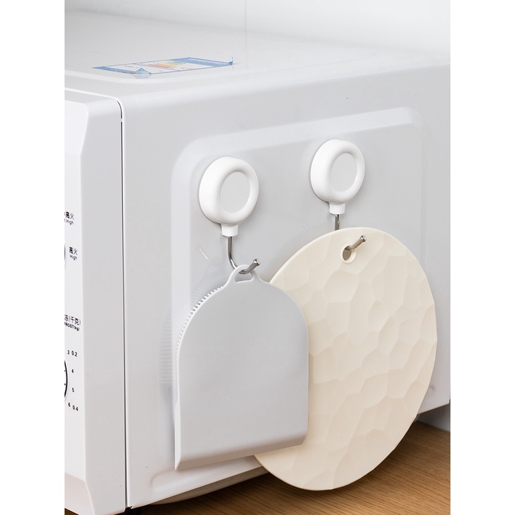 日本磁鐵掛鈎廚房油煙機冰箱免打孔吸鐵石強力磁吸無痕粘鈎冰箱貼XG1