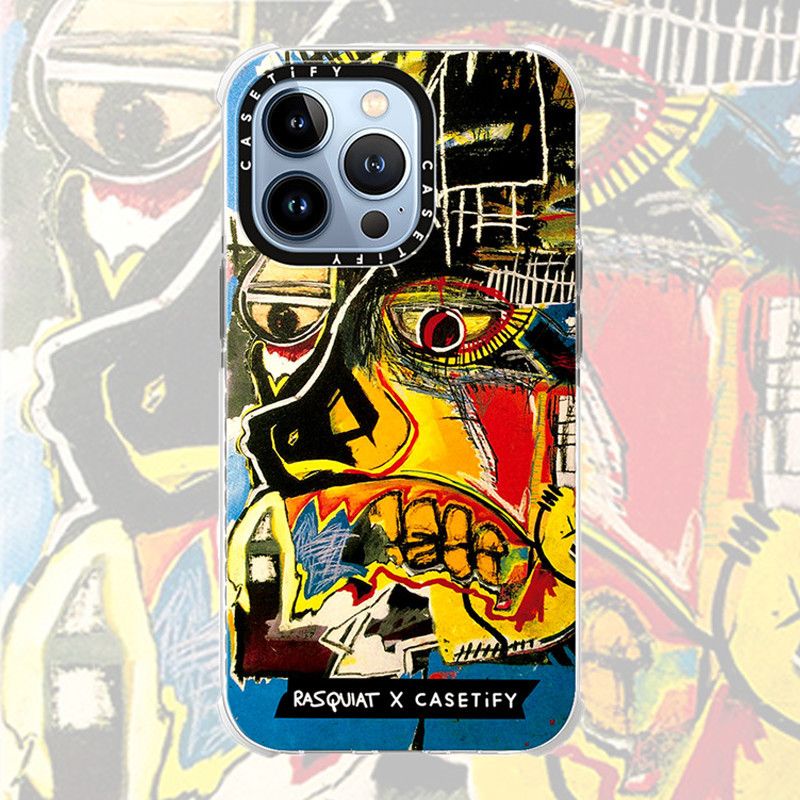 CASETiFY聯名 Basquiat 塗鴉藝術 iPhone 13 12 11 Pro Max 手機殼 防摔保護殼 x