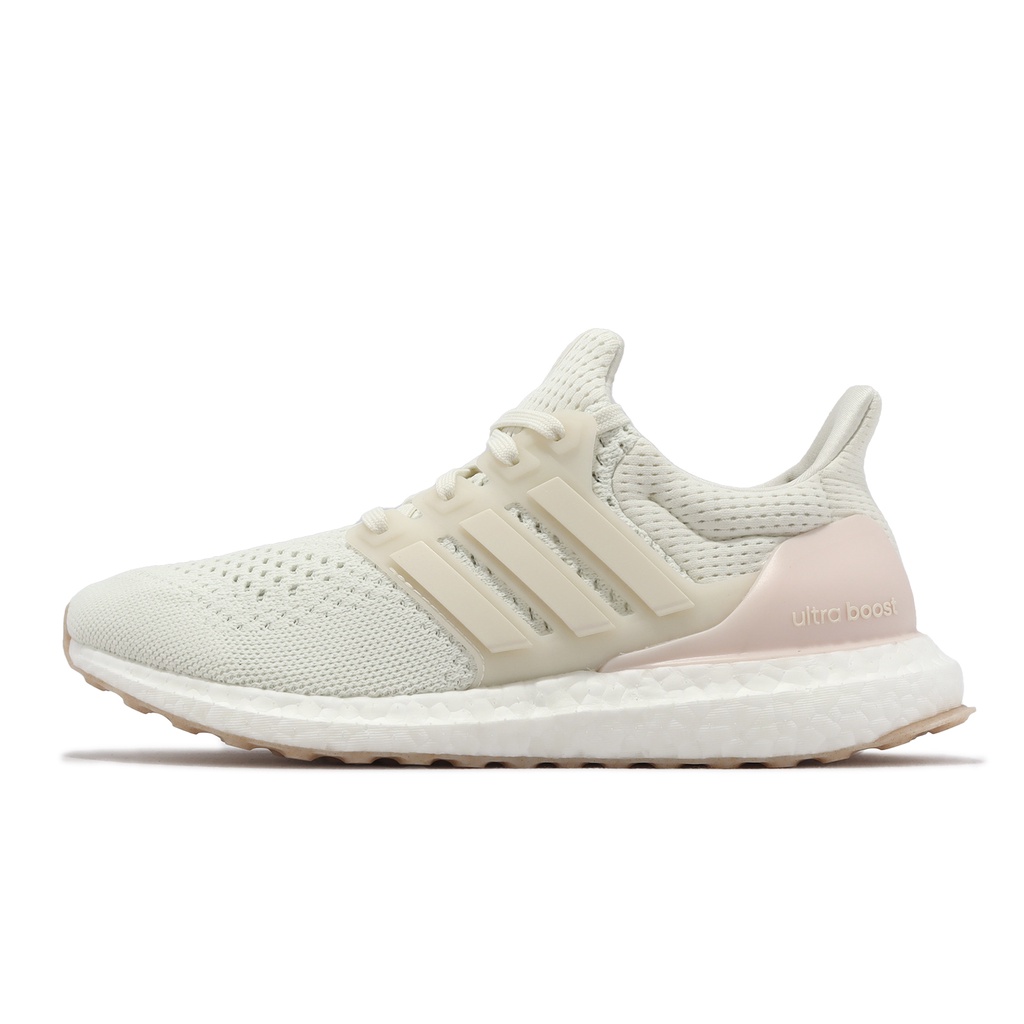 adidas 慢跑鞋 Ultraboost 1.0 W 米白 櫻花粉 愛迪達 女鞋 運動鞋 【ACS】 IF5268