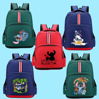 迪士尼 Disney Stitch卡通雙肩包可愛大容量小學生青年旅行電腦包收納生日禮物