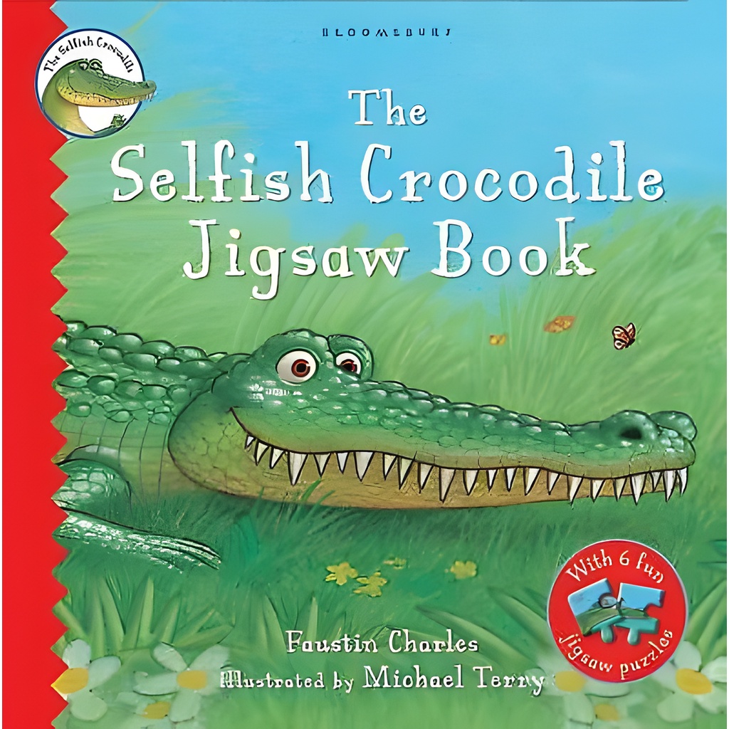 The Selfish Crocodile Jigsaw Book(精裝)/Faustin Charles【三民網路書店】
