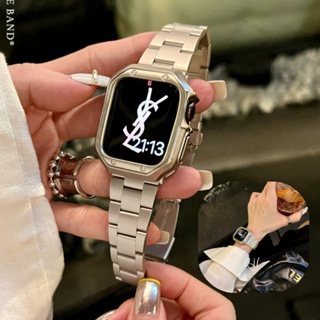三株不鏽鋼錶帶 便捷快拆 適用於 Apple Watch Ultra 9 8 7 6 SE 金屬錶帶 45mm 蘋果錶帶