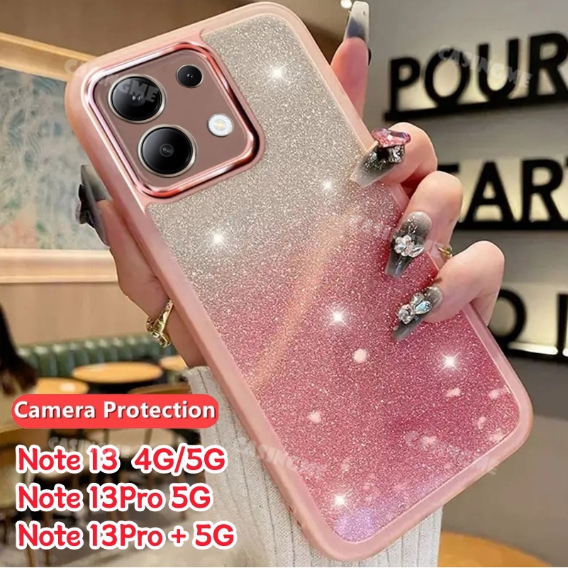 Redmi Note13 4G Note13Pro Bling Glitter 外殼適用於 Redmi Note 13