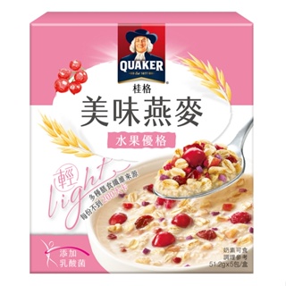 桂格 美味燕麥-水果優格(51.2gX5包/盒)[大買家]