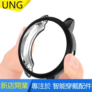 【UNG】Garmin vivoactive 3保護殼 佳明手錶vivolife通用電鍍TPU半包鏤空矽膠保護殼運動軟殼