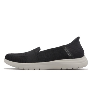 Skechers 休閒鞋 On-The-Go Slip-Ins 黑 白 套入式 女鞋 避震【ACS】 136541BKW