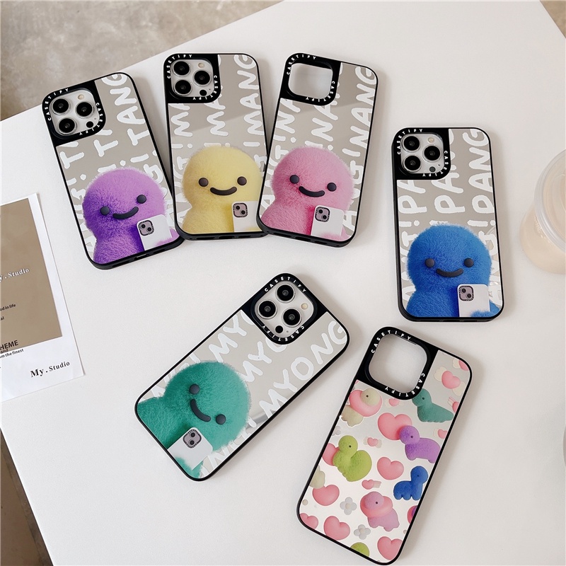 Casetify 鏡盒【娃娃恐龍紫色 2.0】iPhone 15 Pro MAX 12 13 14 Pro MAX 卡通