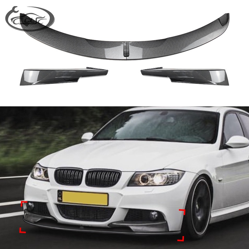 適用BMW 寶馬3系E90 E91 LCI M Sport 2009-2012前鏟前唇前包角改裝