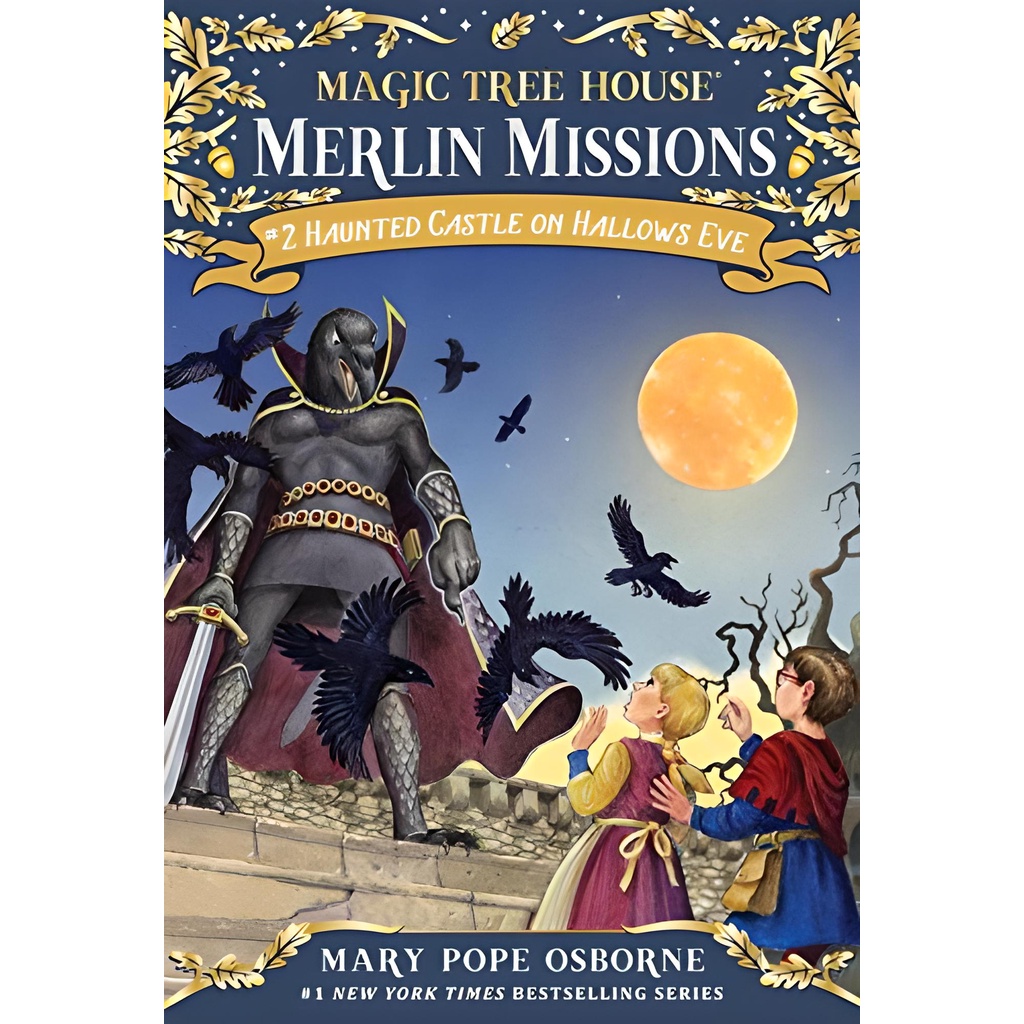 Merlin Mission #2: Haunted Castle on Hallows Eve (平裝本)/Mary Pope Osborne Magic Tree House: Merlin Missions 【三民網路書店】