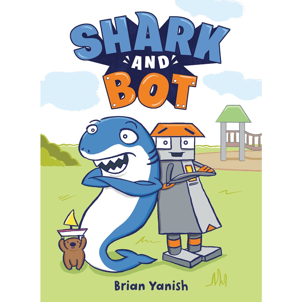 Shark and Bot #1 (graphic novel)(精裝)/Brian Yanish【三民網路書店】