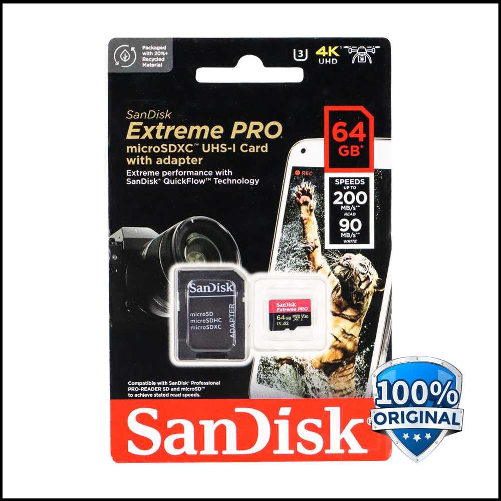 SANDISK 閃迪 MicroSDXC Extreme Pro V30 A2 U3 4K