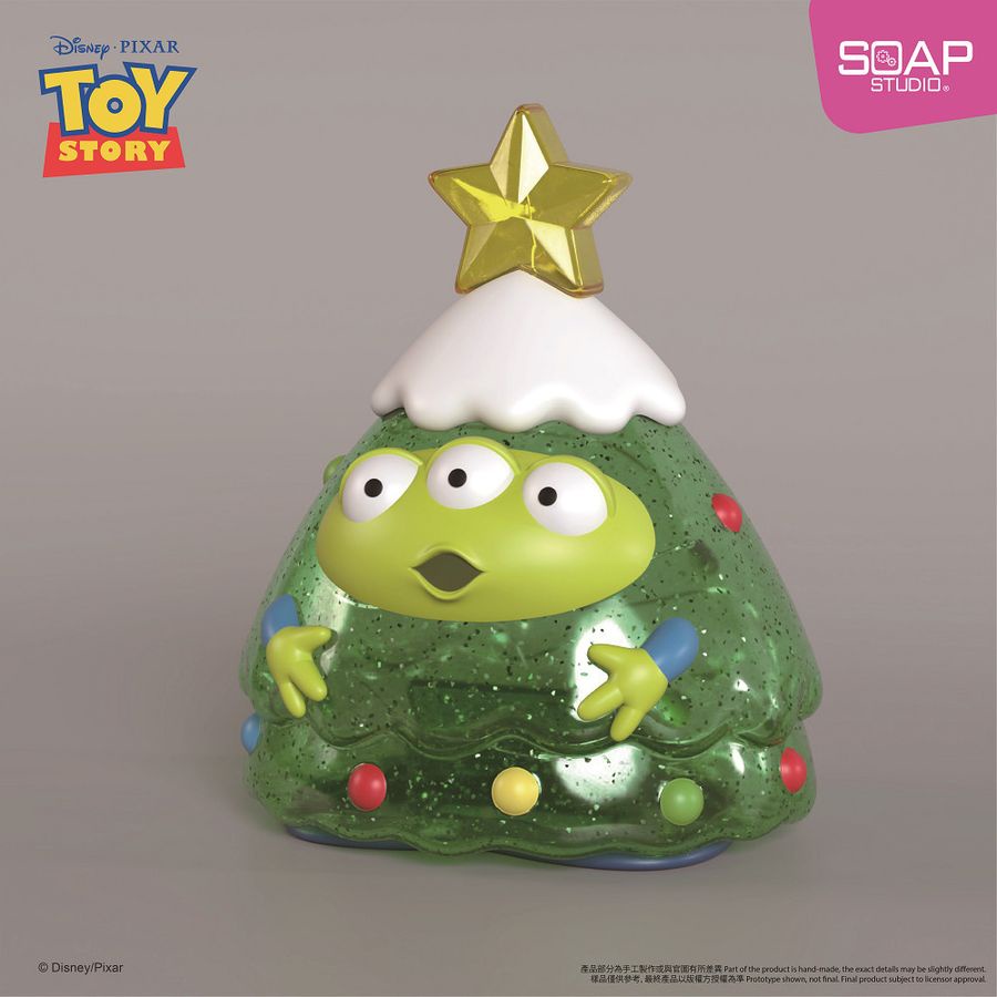SOAP STUDIO PX064玩具總動員系列公仔/ 三眼怪聖誕樹造型/ 發亮款 eslite誠品