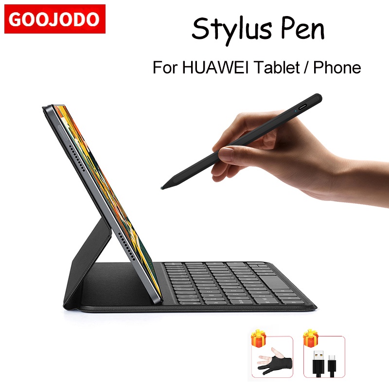Goojodo 通用手寫筆可充電適用於華為 MateBook E 平板筆 Honor Pad 8 V7 V8 Pro X